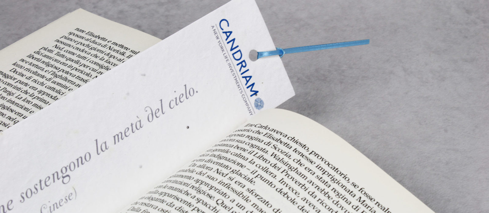 Case study: segnalibro in carta semi