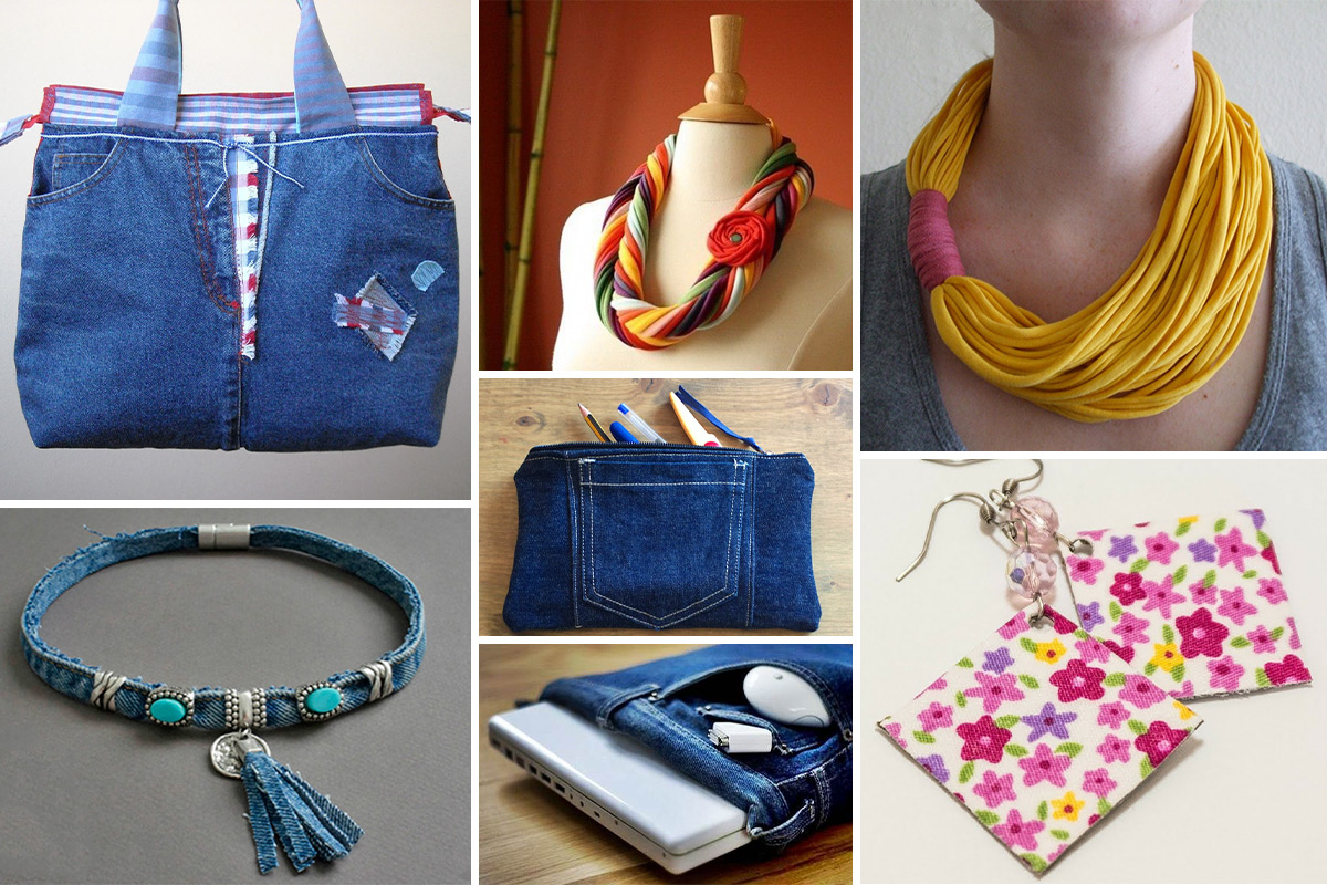 Alcune idee per riutilizzare vecchi jeans, T-shirt e vestiti